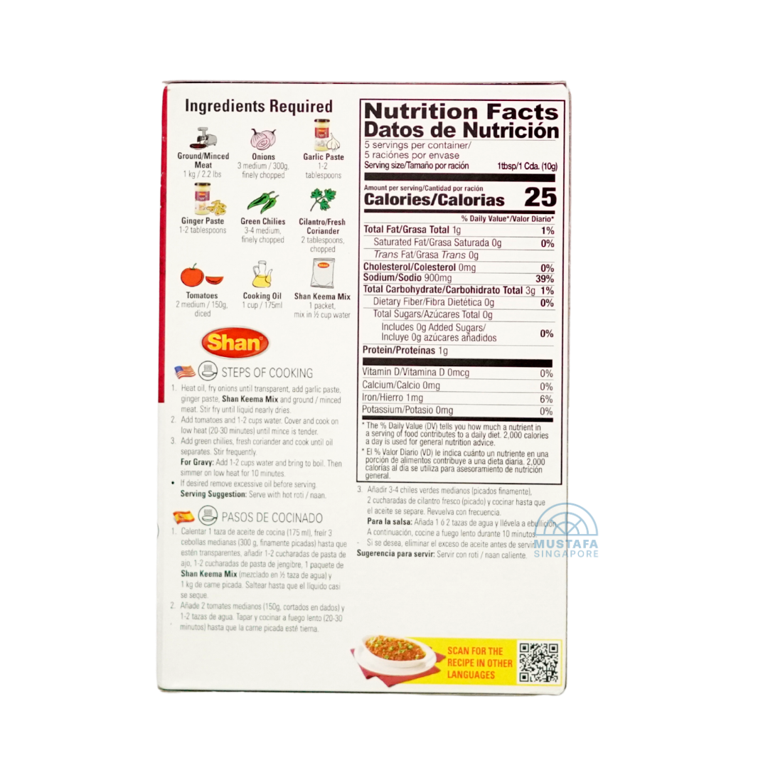 Shan Keema Seasoning Mix 50g
