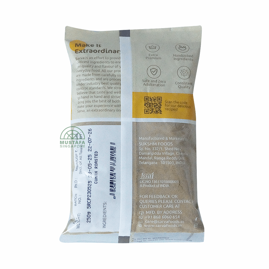 Sarva Roasted Cumin Powder 250g