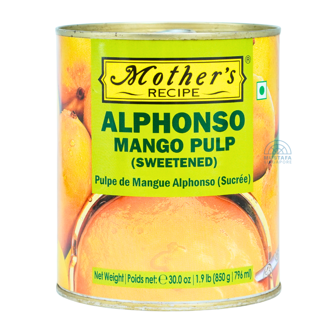 Mother's Recipe Alphonso Mango Pulp (Sweetened) 850g