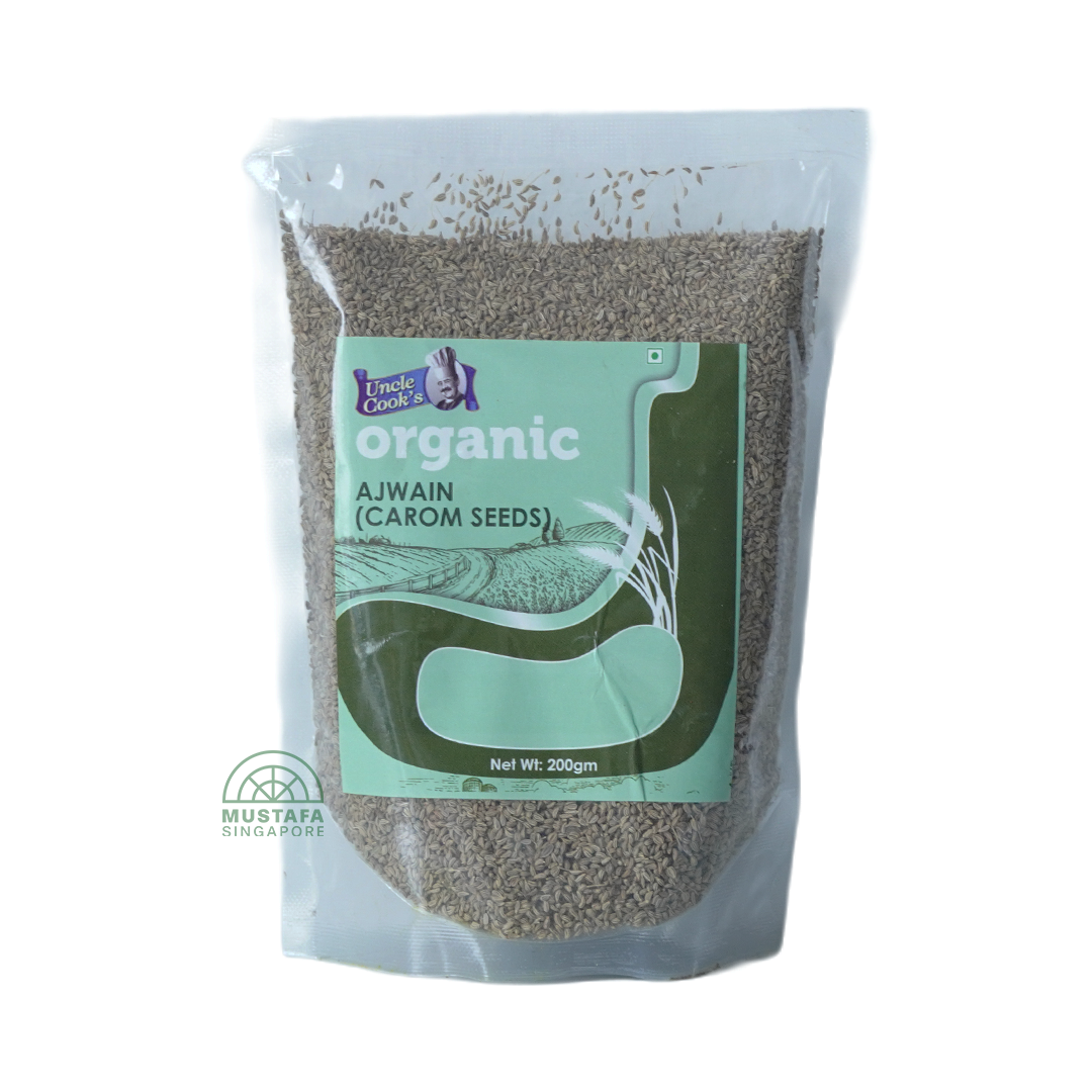 Uncle Cook's Organic Ajwain Carom Seeds 200g