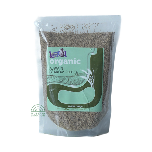 Uncle Cook's Organic Ajwain Carom Seeds 200g