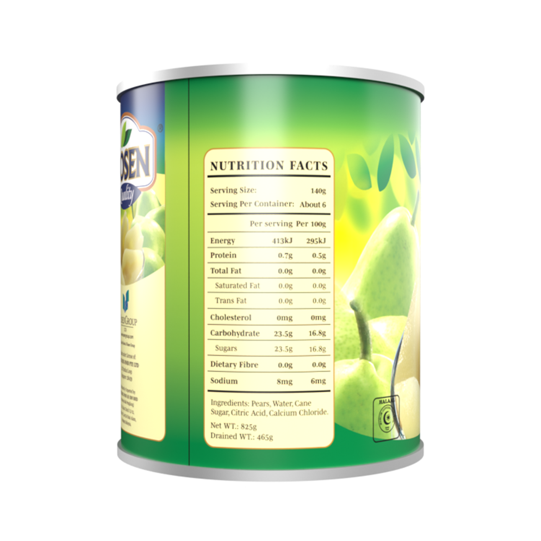 Hosen Pear Halves in Syrup 850g