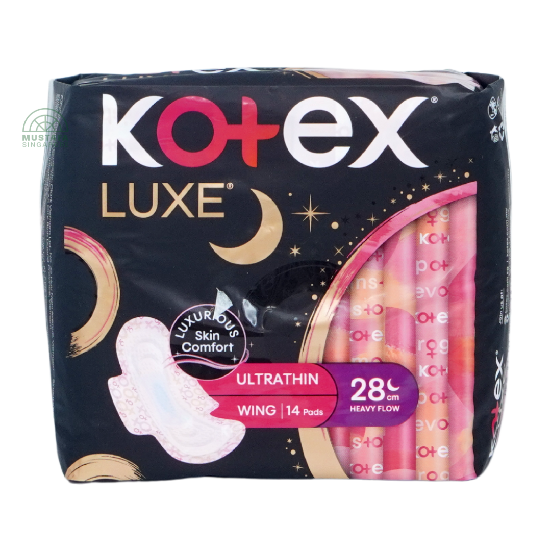 Kotex Luxe Ultrathin Overnight Wing 28cm 14s