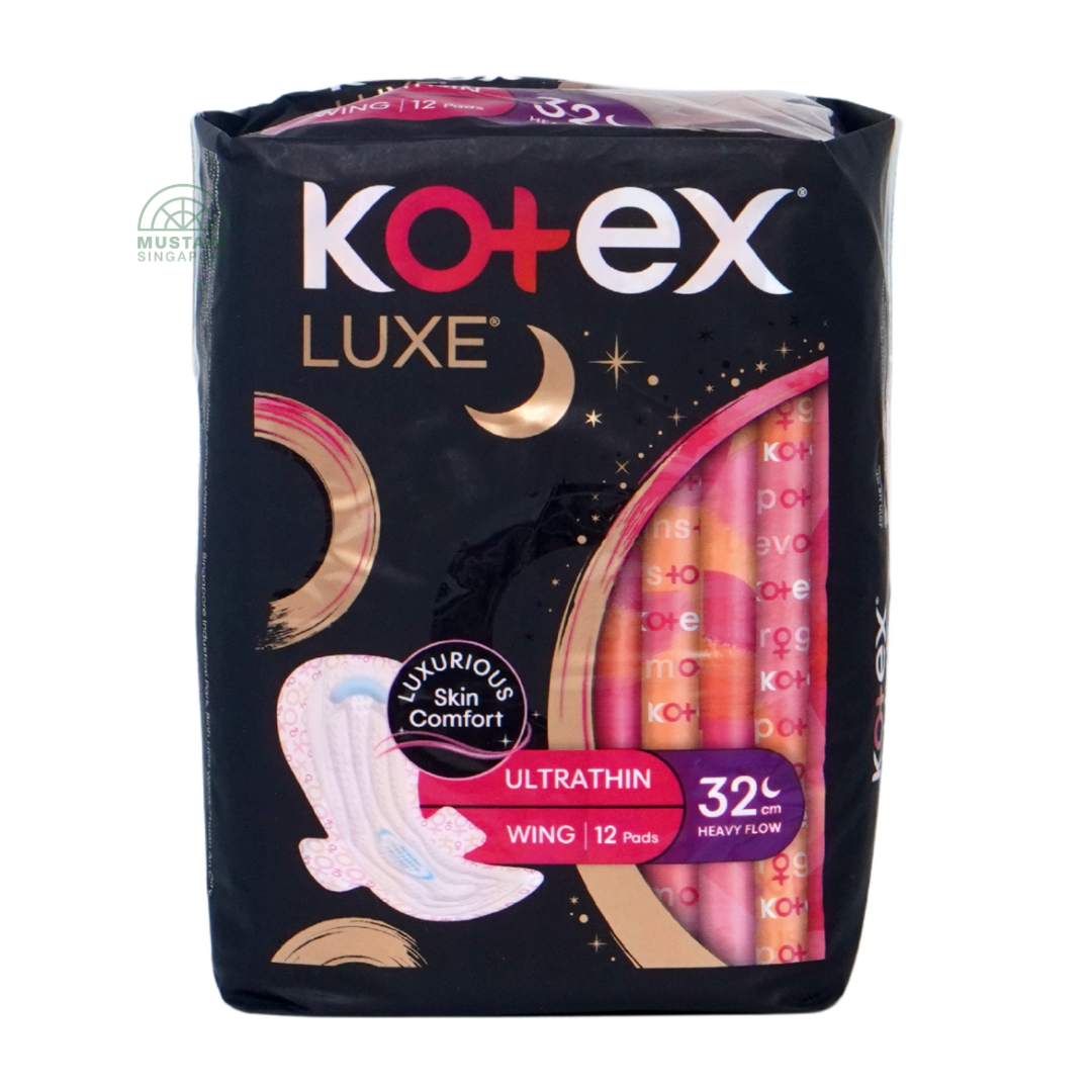 Kotex Luxe Ultrathin Overnight Wing 32cm 12s