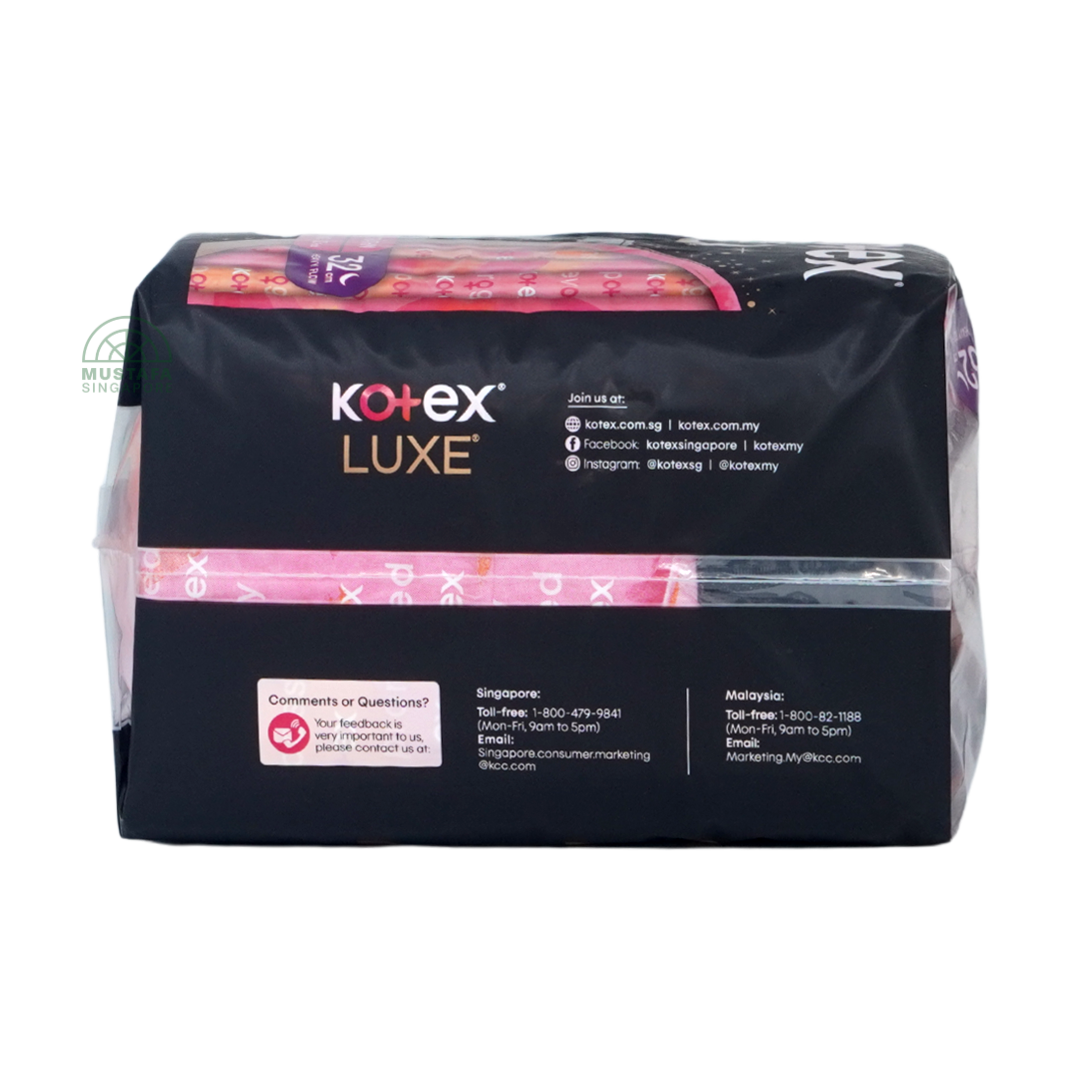 Kotex Luxe Ultrathin Overnight Wing 32cm 12s