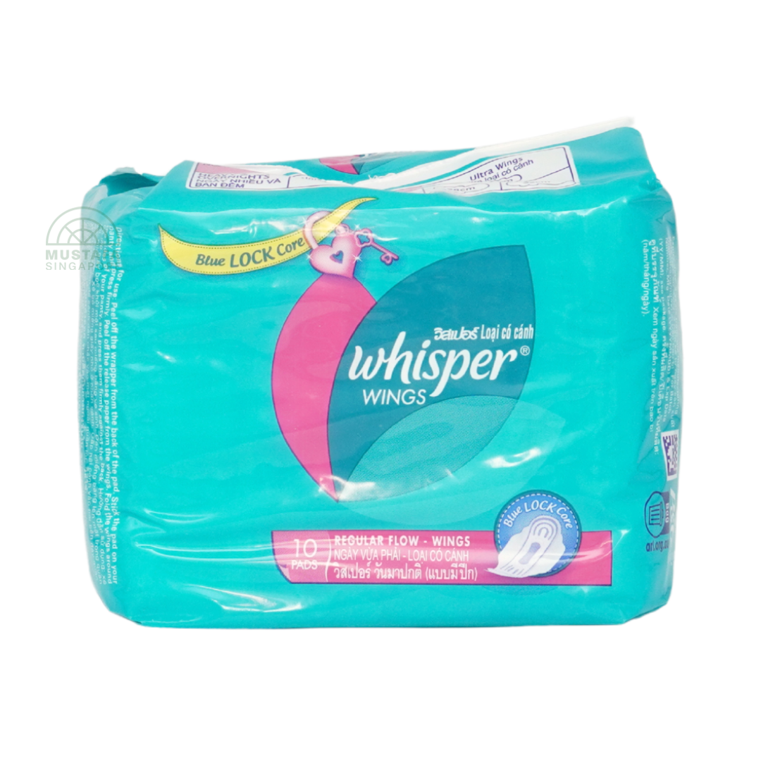 Whisper Regular Flow Wings Protect 23cm 10s