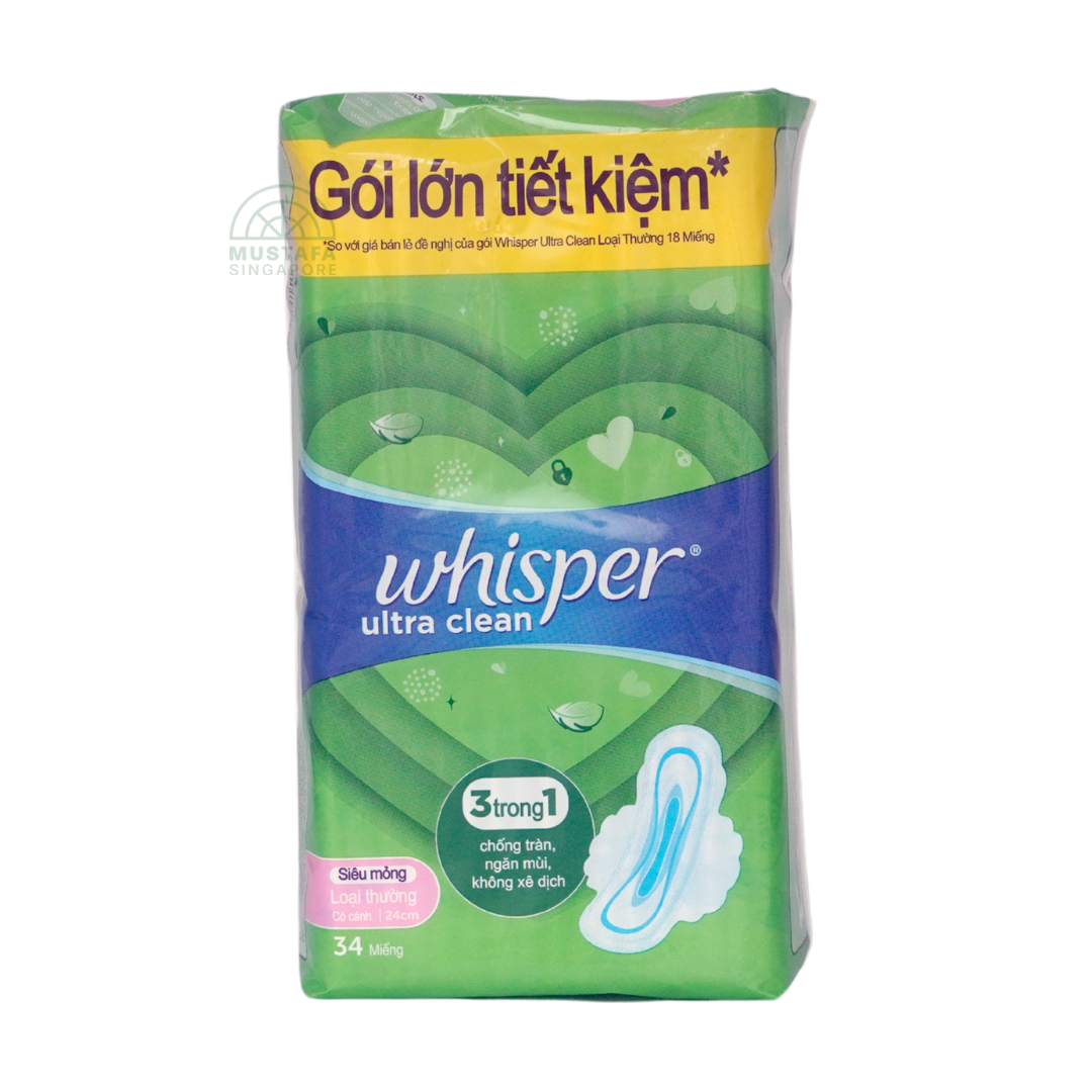 Whisper Ultra Regular Flow Wing 24cm 34s