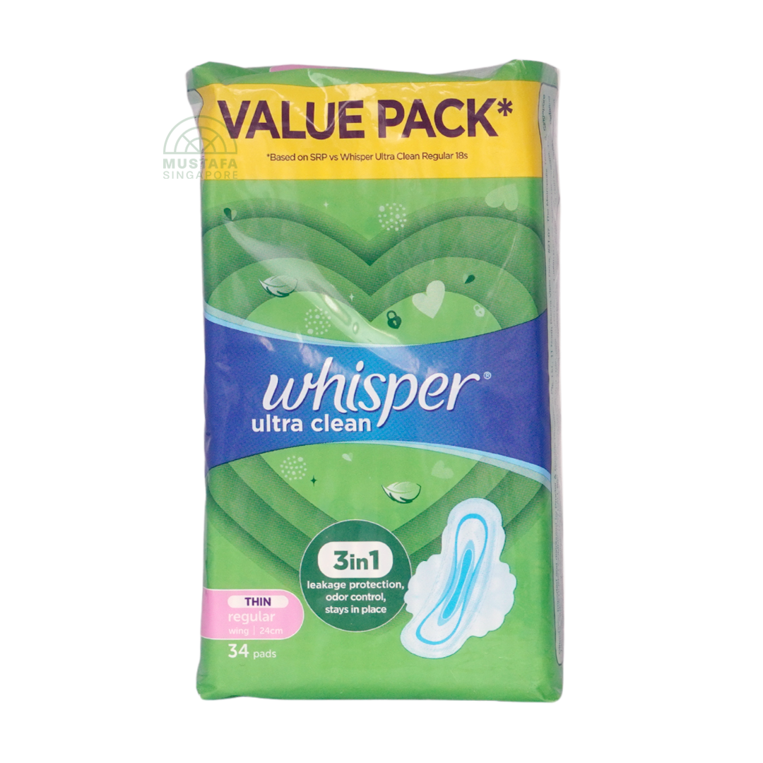 Whisper Ultra Regular Flow Wing 24cm 34s