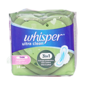 Whisper Ultra Clean Regular Flow Wing 24cm 18s