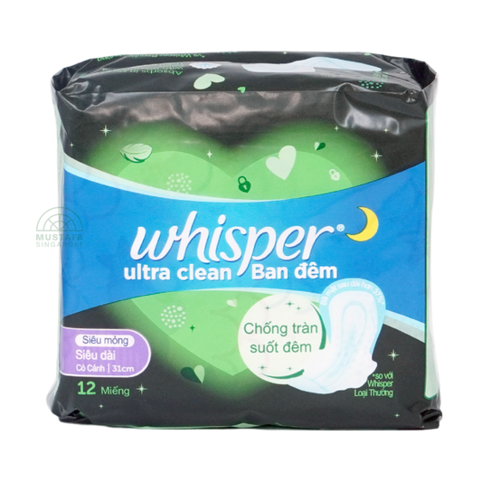 Whisper Ultra Clean 31cm 12pcs