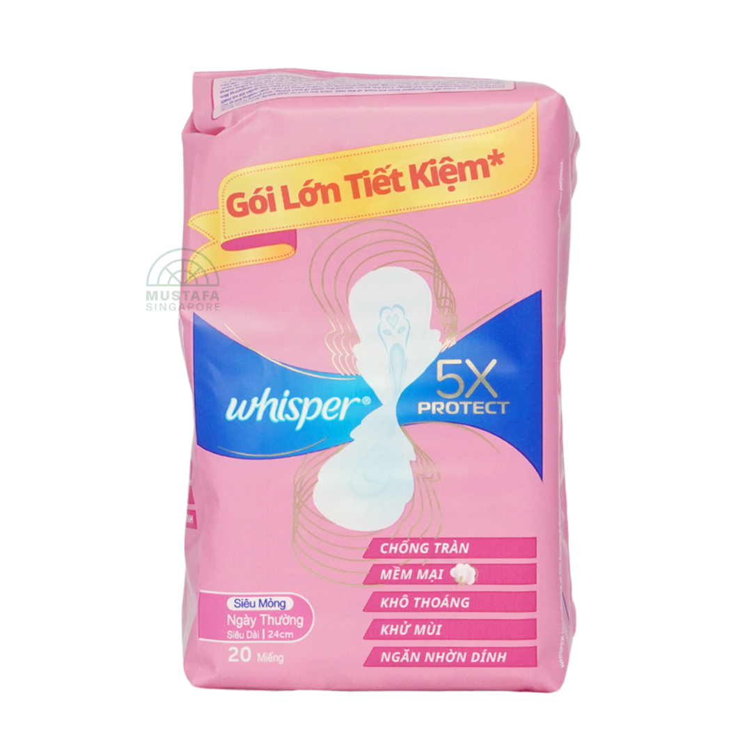 Whisper 5x Protect 24cm 20pcs