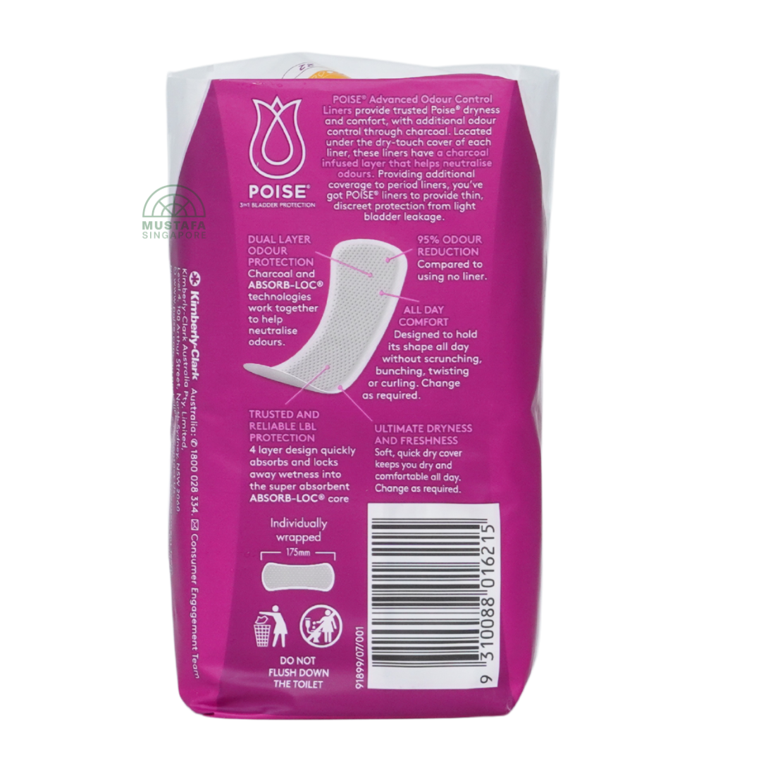 Poise Liner Charcoal Light 22s