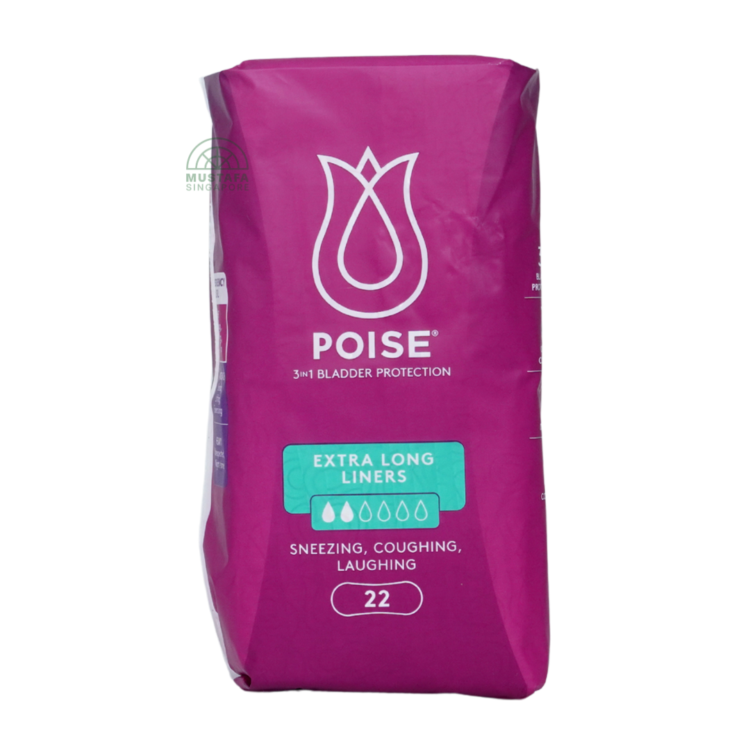 Poise.Liners Regular 21.5cm 22s