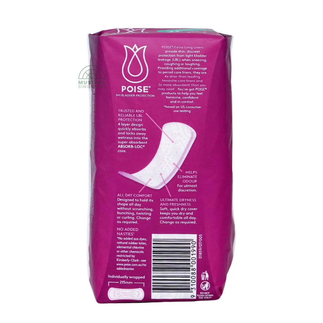 Poise.Liners Regular 21.5cm 22s