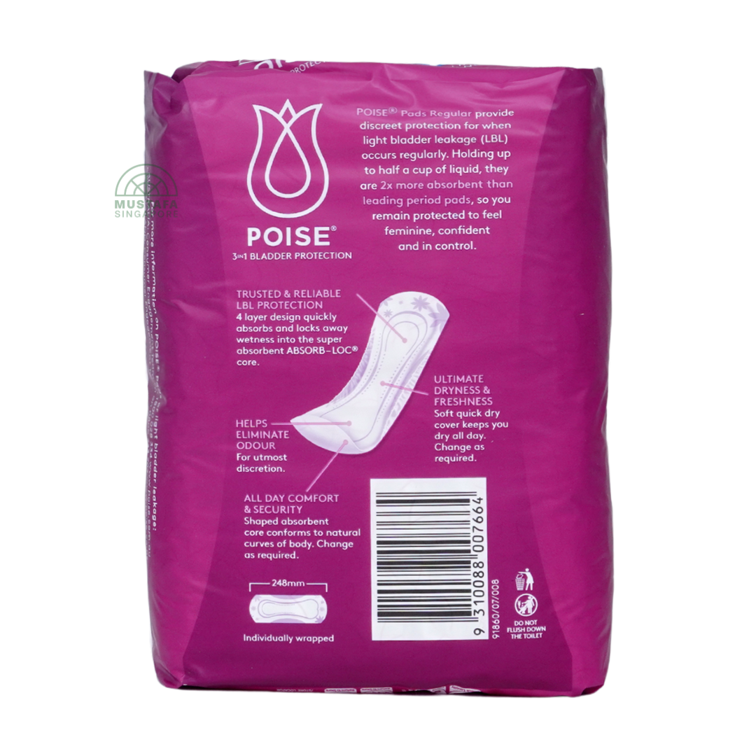 Poise Pad Regular 24.8cm 16s