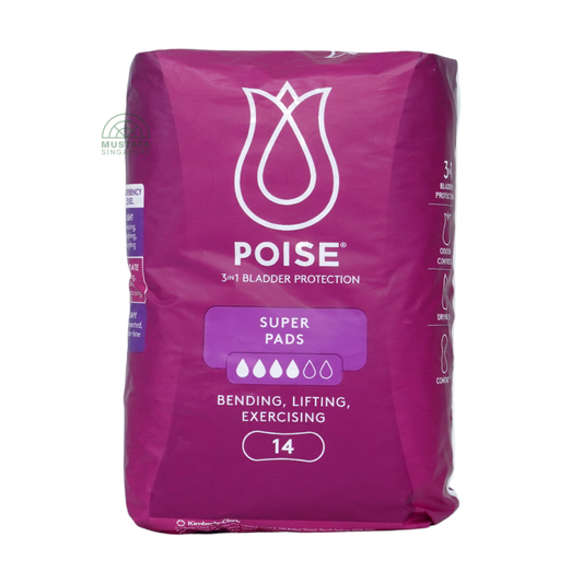 Poise Pad Super 27.6cm 14s
