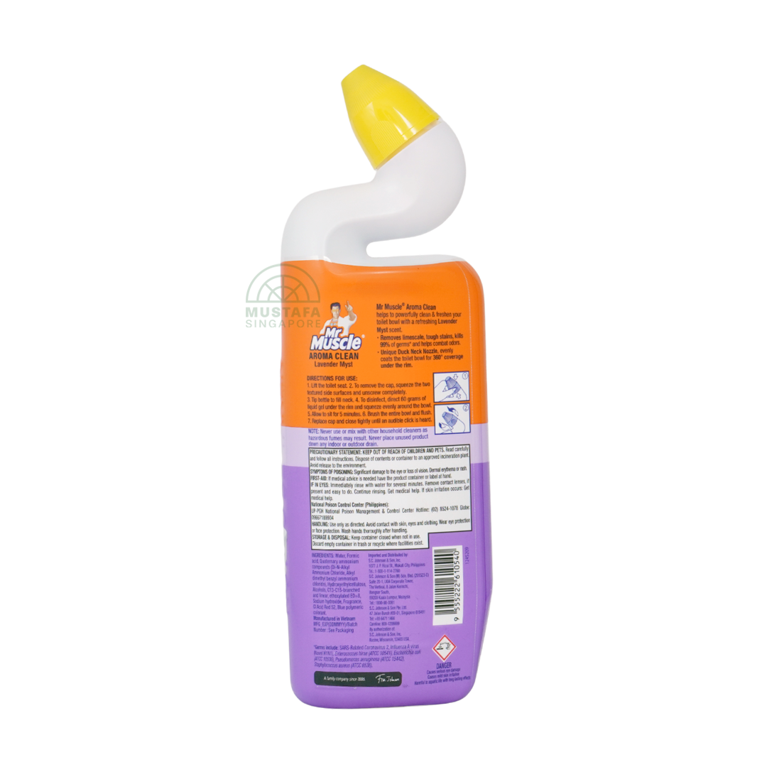 Mr Muscle Toilet Cleaner Aroma Clean Lavender Myst 900ml