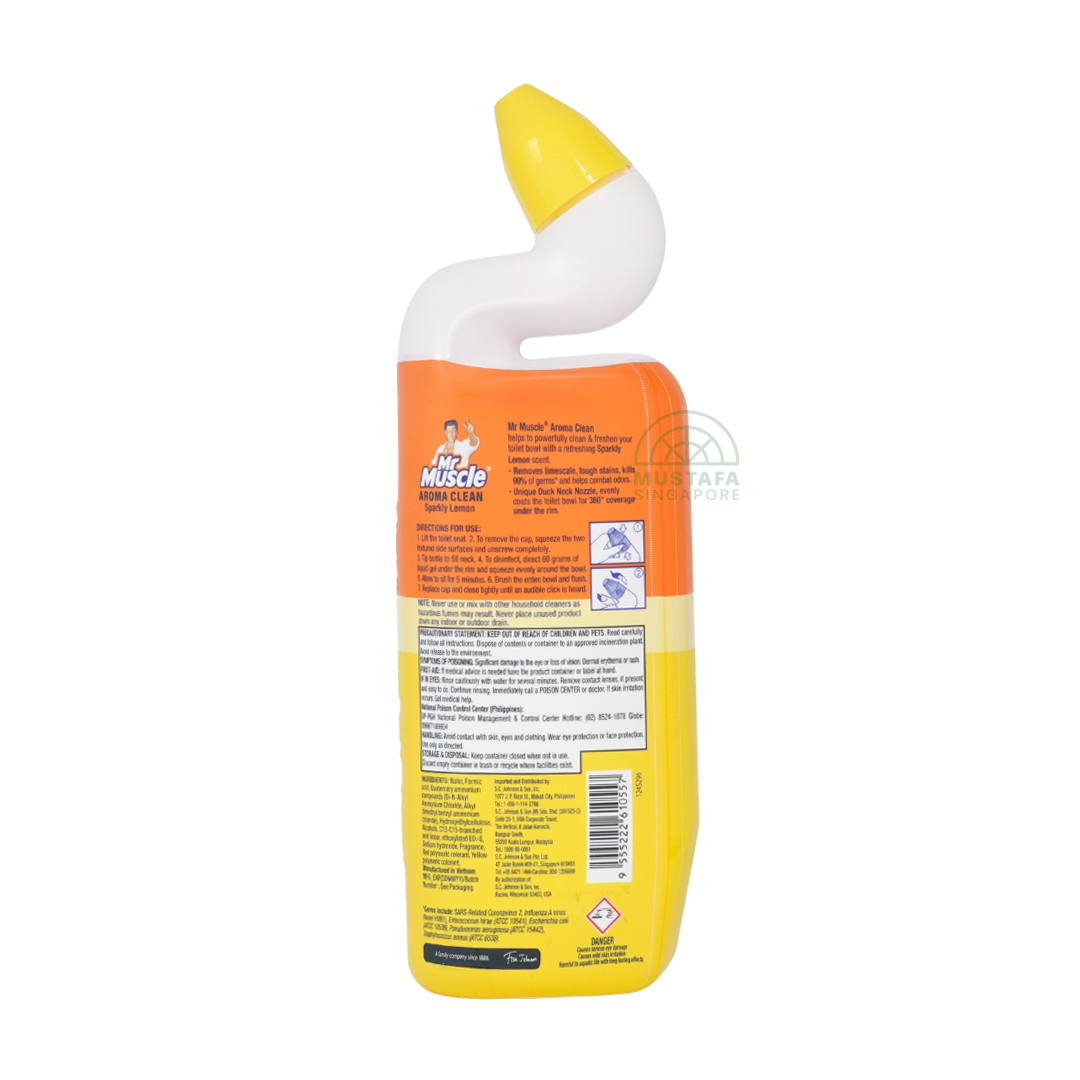 Mr Muscle Toilet Cleaner Aroma Clean Sparkly Lemon 900ml