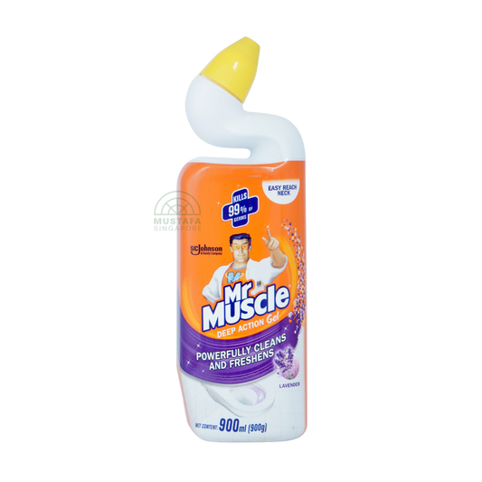 Mr Muscle Toilet Cleaner Deep Action Gel Lavender 900ml