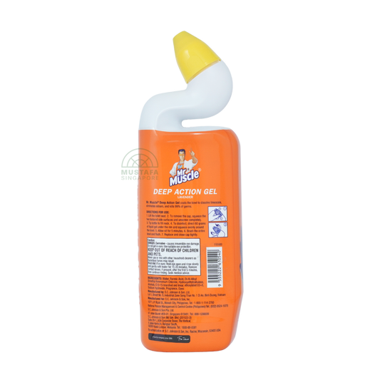 Mr Muscle Toilet Cleaner Deep Action Gel Lavender 900ml