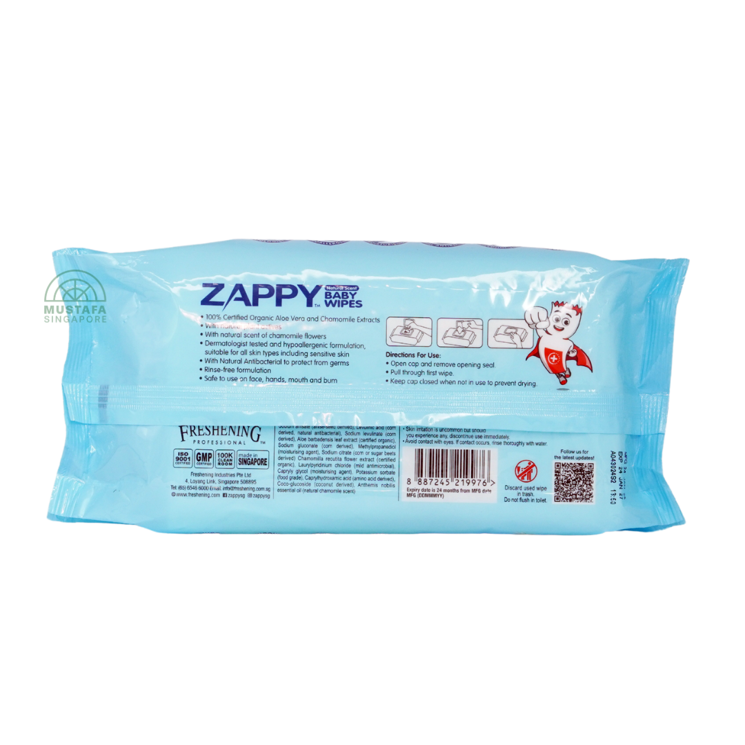 Zappy Baby Wipes 80s