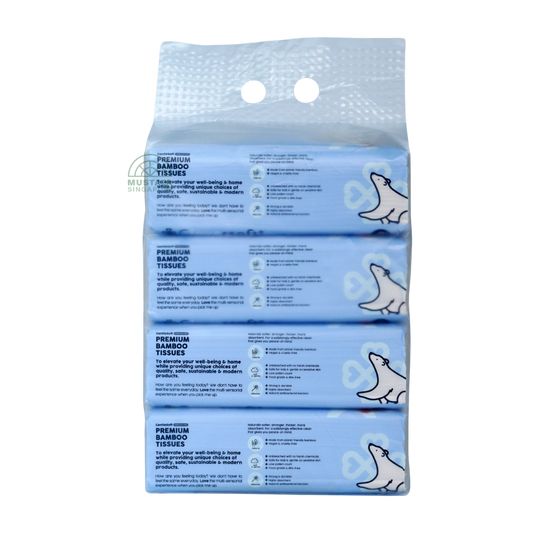 Cloversoft Bamboo Tissue 3PLY 4x130s