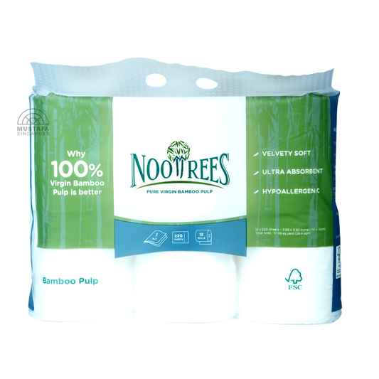 Nootrees Virgin Bamboo Toilet Roll 3PLY 10s