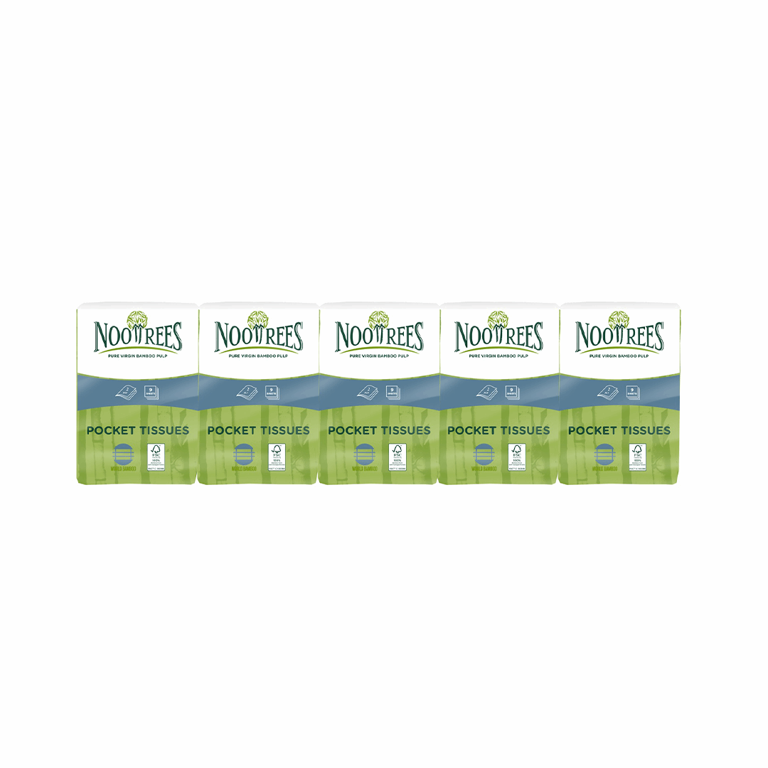 Nootrees Bamboo 2-Ply Pocket Tissues 9s x 10