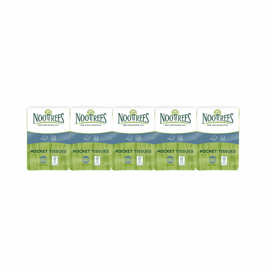 Nootrees Bamboo 2-Ply Pocket Tissues 9s x 10