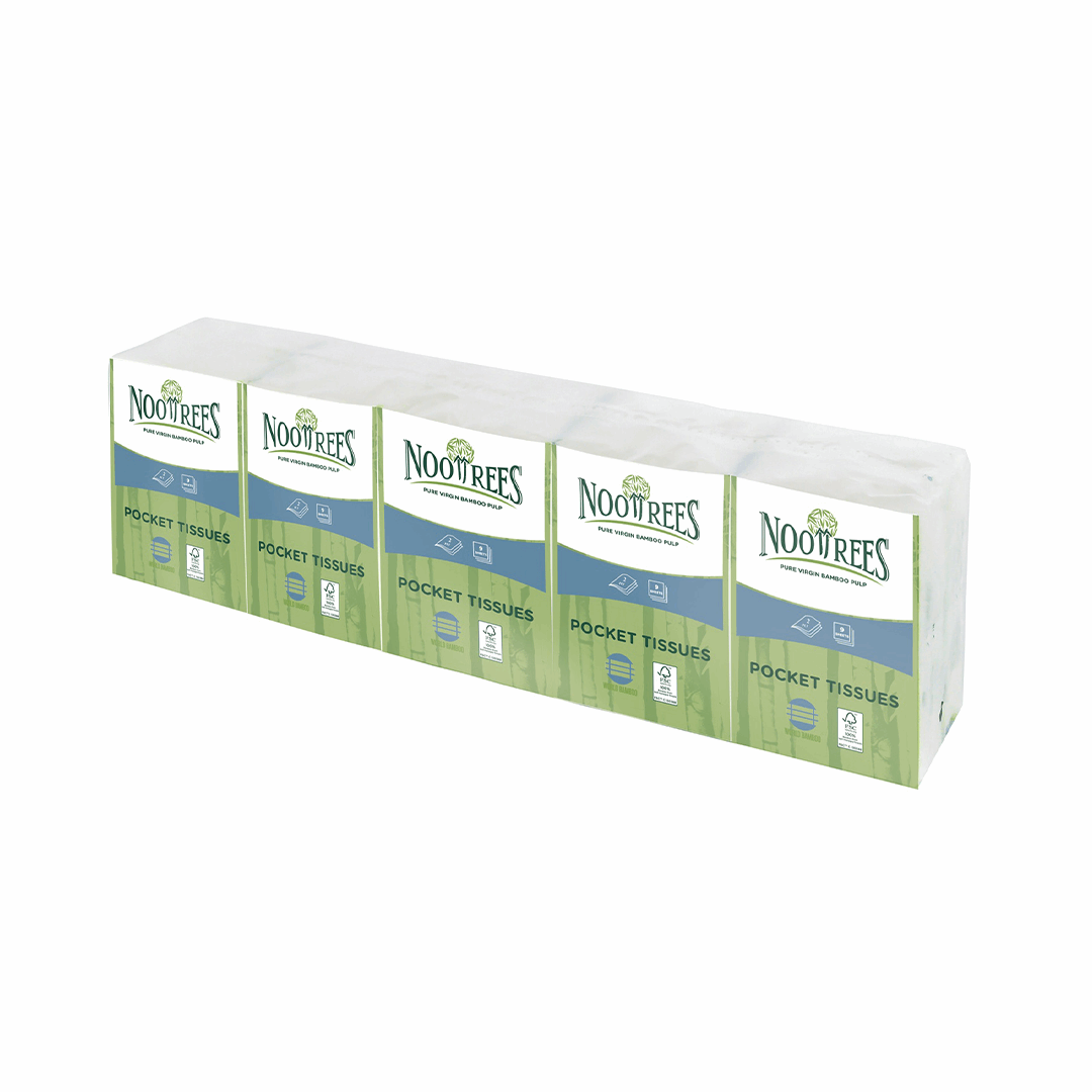Nootrees Bamboo 2-Ply Pocket Tissues 9s x 10