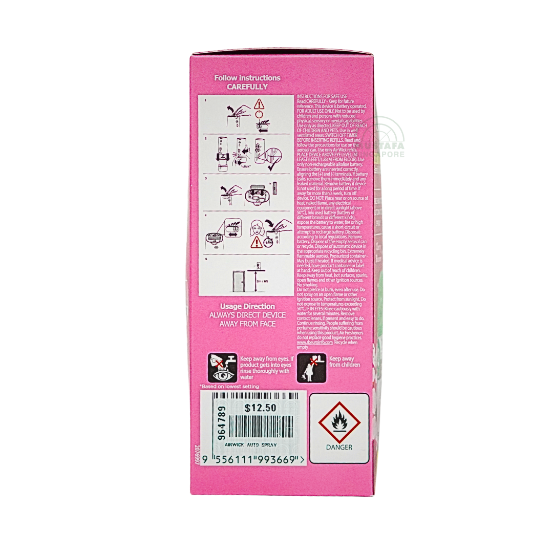 Airwick Freshmatic Spray Starter Pack Cherry Blossom