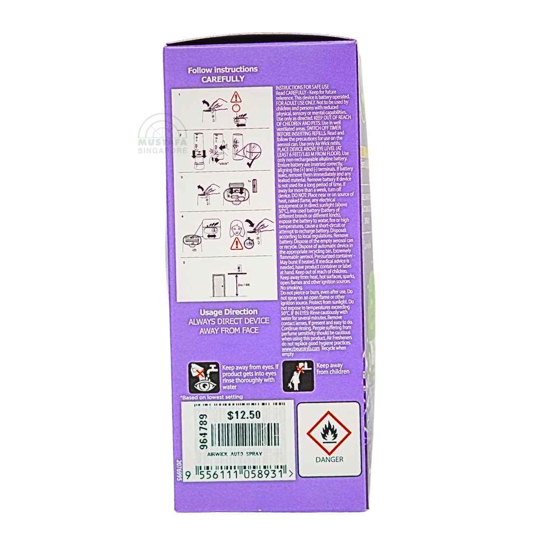 Airwick Freshmatic Spray Starter Pack Lavender