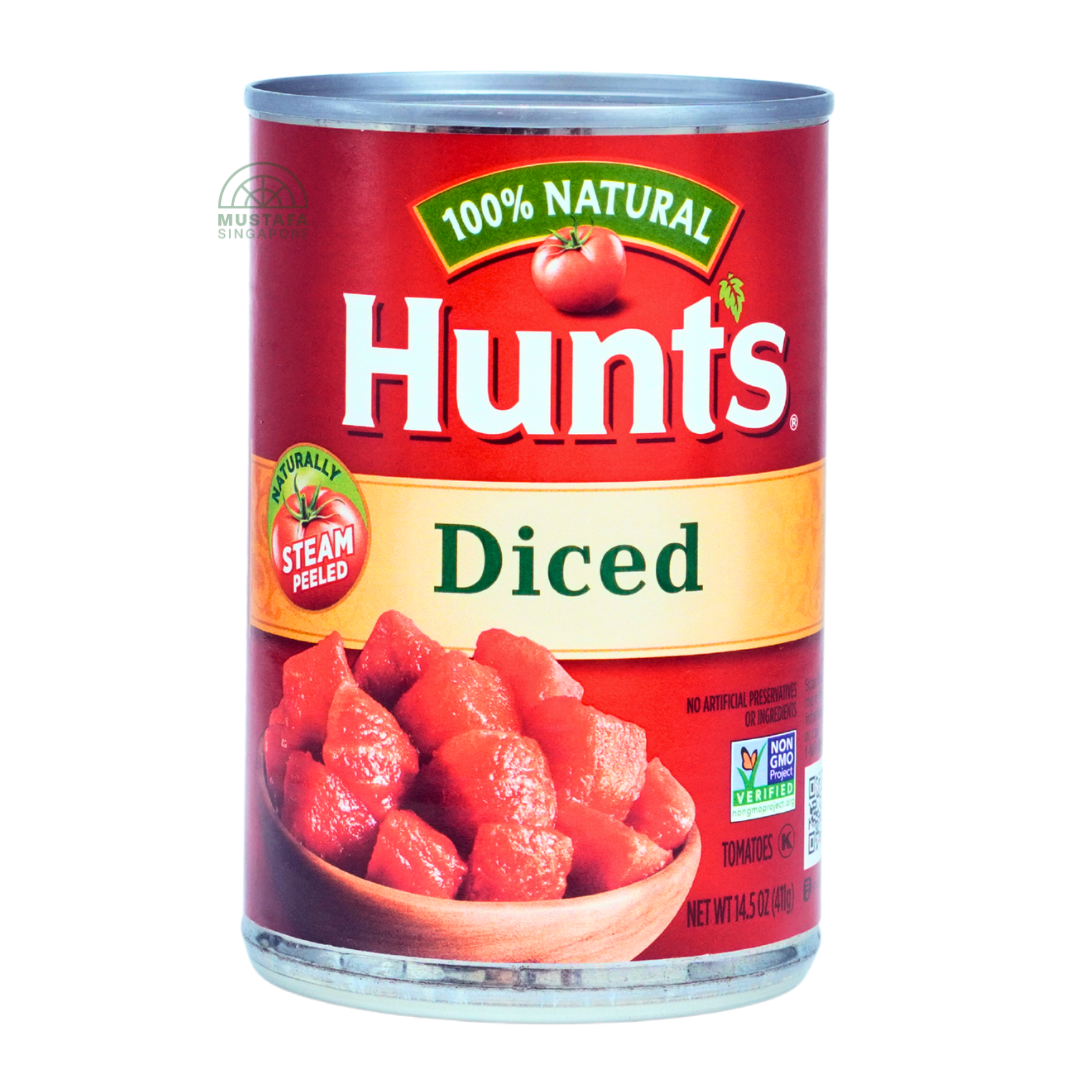 Hunt's Diced Steamed Peeled Tomatoes 411g
