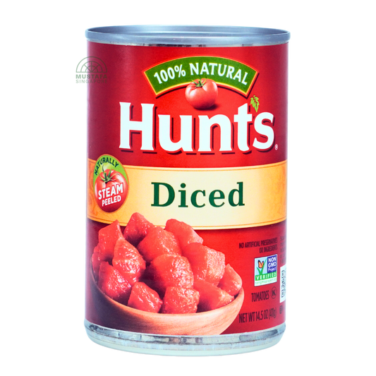 Hunt's Diced Steamed Peeled Tomatoes 411g