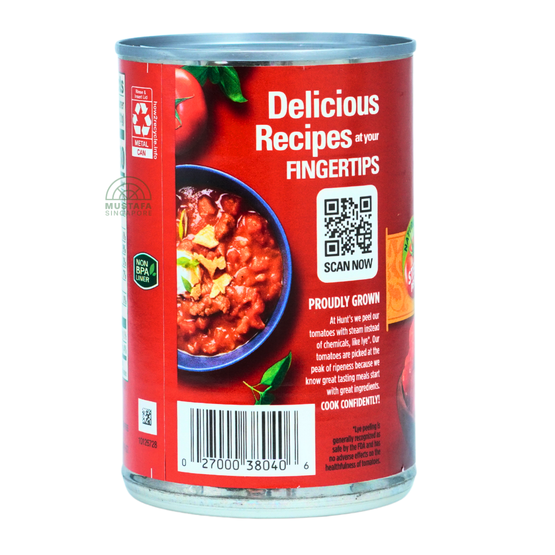 Hunt's Diced Steamed Peeled Tomatoes 411g