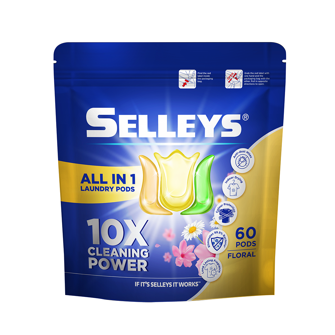 Selleys All in 1 Laundry Pods Refill Pack (Floral)