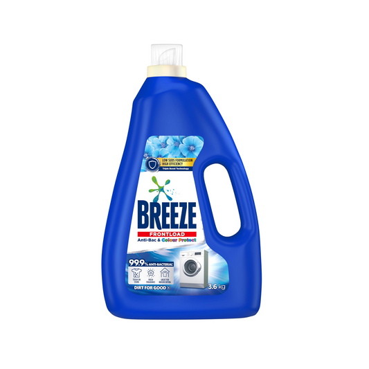 Breeze Laundry Detergent Liquid Anti-Bacterial & Colour Protect 3.6kg