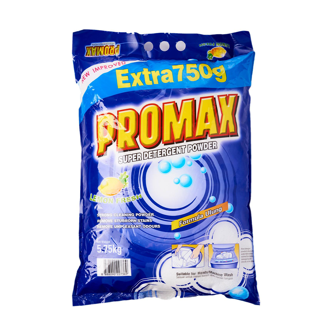 PROMAX Super Detergent Powder Lemon Fresh Extra 750g 5kg