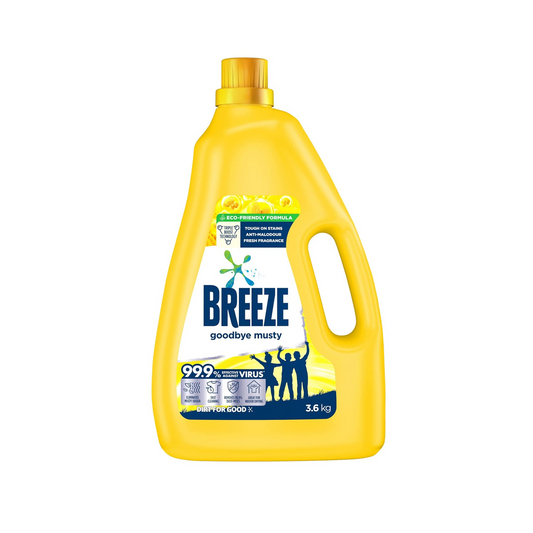 Breeze Laundry Detergent Liquid Goodbye Musty 3.6kg