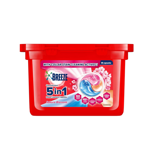 Breeze 3-in-1 Laundry Capsules Sakura 189g