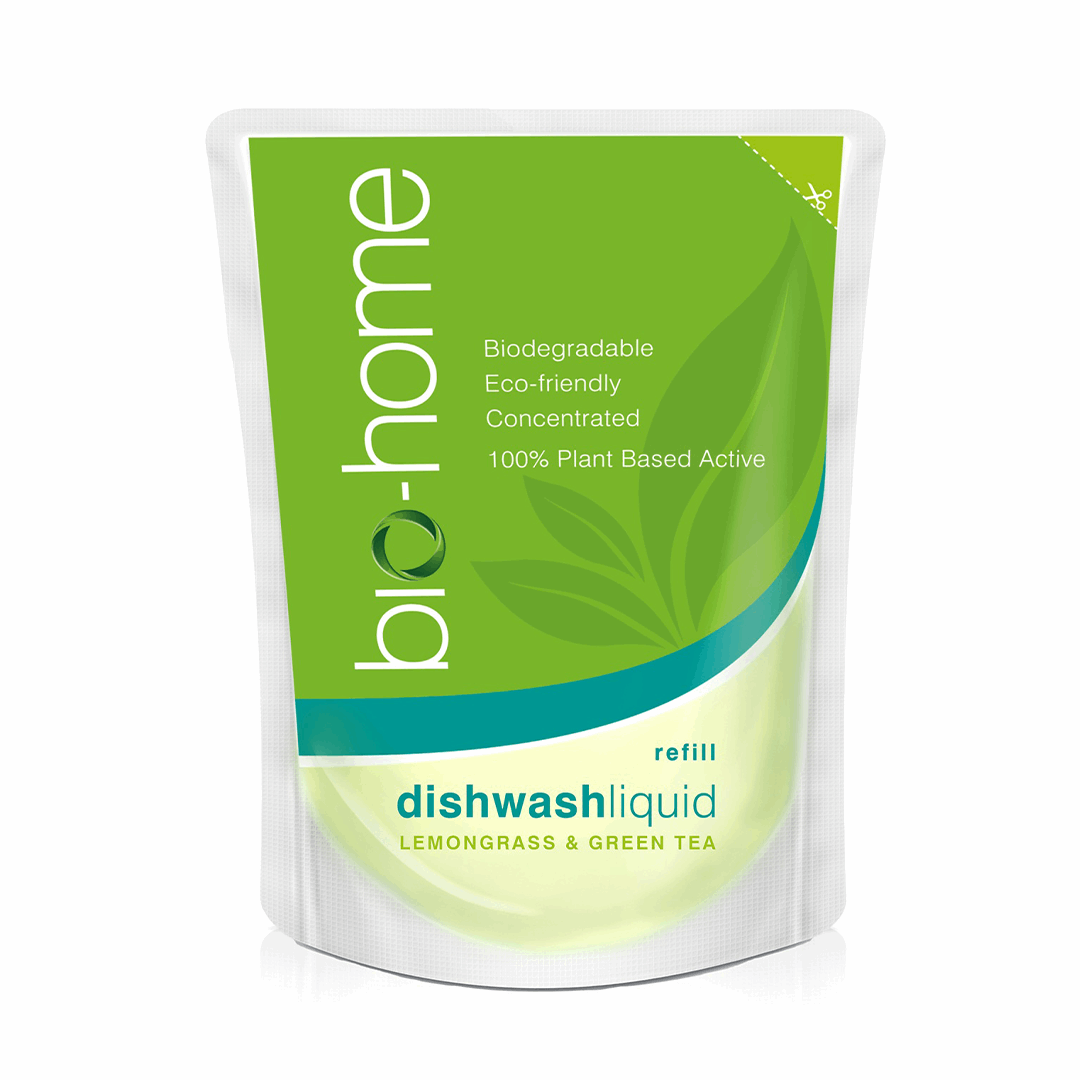 Bio-Home Dishwashing Liquid Lemongrass & Green Tea Refill 450ml ...