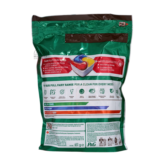 Fairy Platinum Plus Dishwasher Capsules 42s 651g