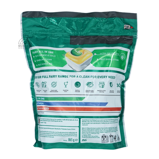 Fairy All in One Dishwasher Capsules 64s 865g