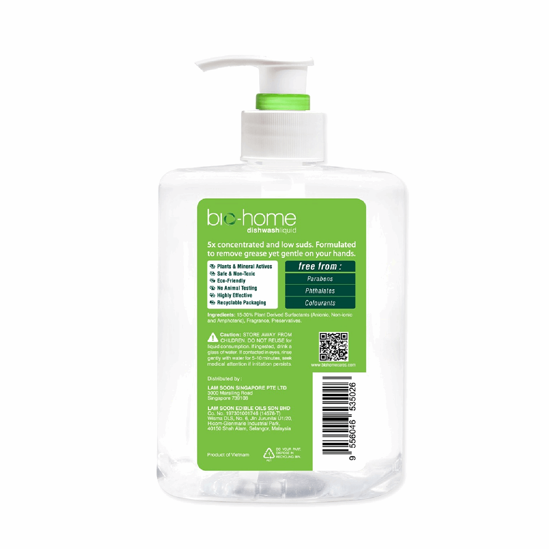 Bio-Home Dishwashing Liquid Lemongrass & Green Tea 500ml