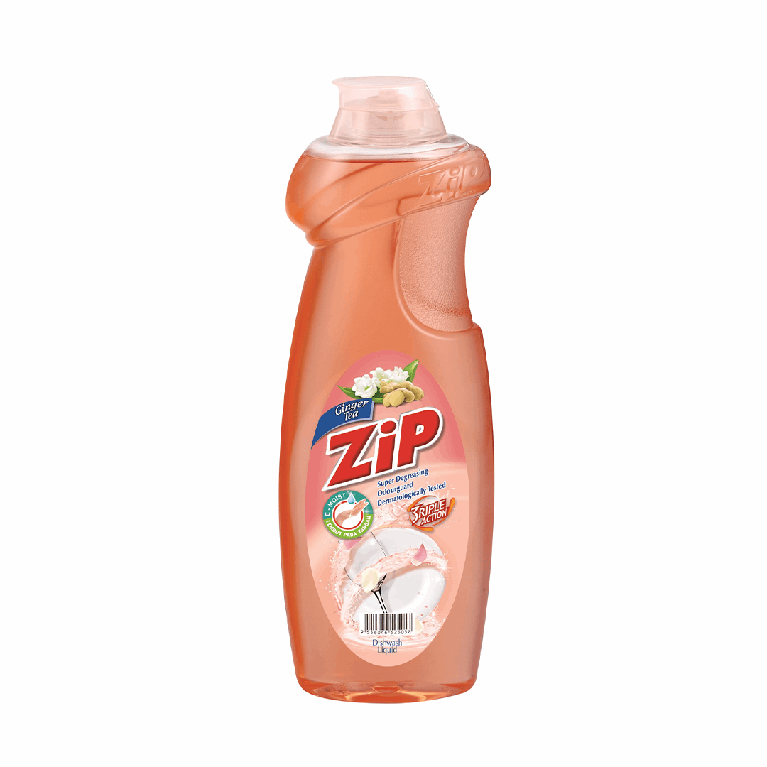 Zip Dishwashing Liquid Ginger Tea 900ml