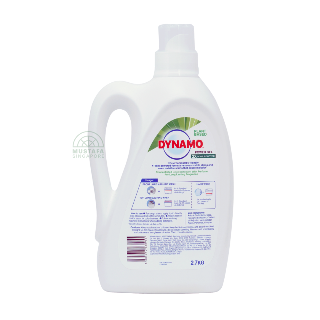 DYNAMO Laundry Detergent 3 X Odor Remover 2.7kg