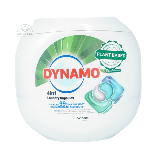 DYNAMO 4 in 1 Laundry Capsules 3X Odor Remover 10ml 52pcs