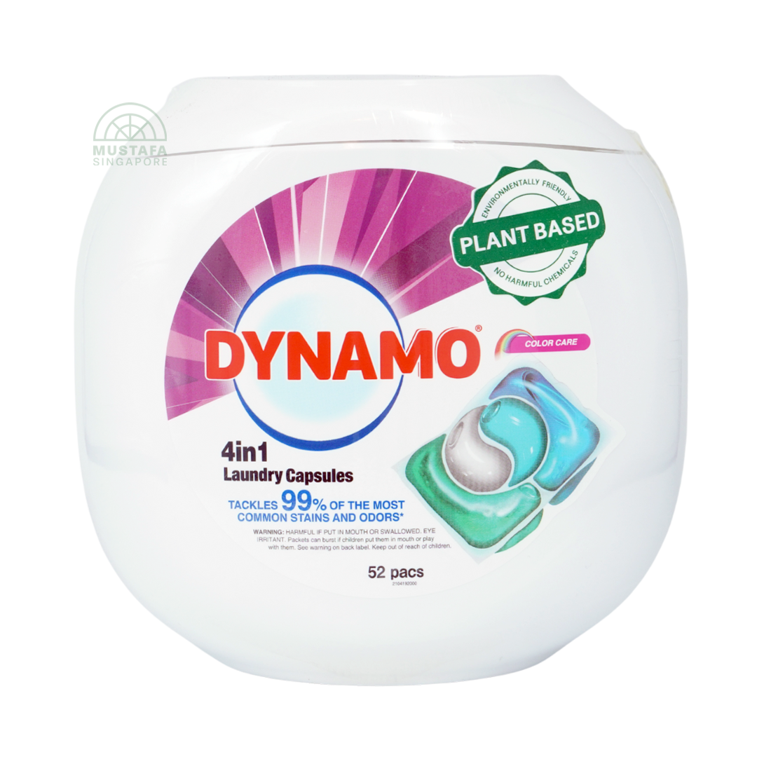 DYNAMO 4 in 1 Laundry Capsules Colour Care 10ml 52pcs