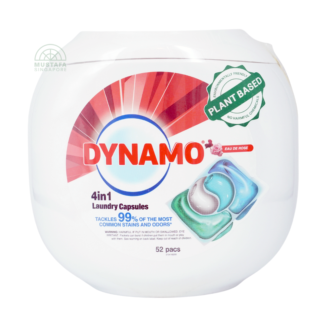 DYNAMO 4 in 1 Laundry Capsules Eau De Rose 10ml 52pcs