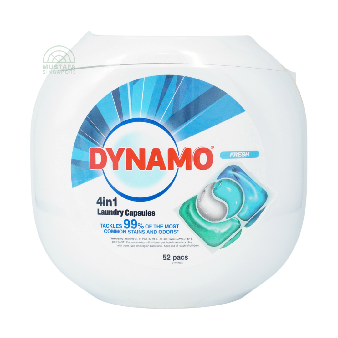 DYNAMO 4 in 1 Laundry Capsules Fresh 10ml 52pcs